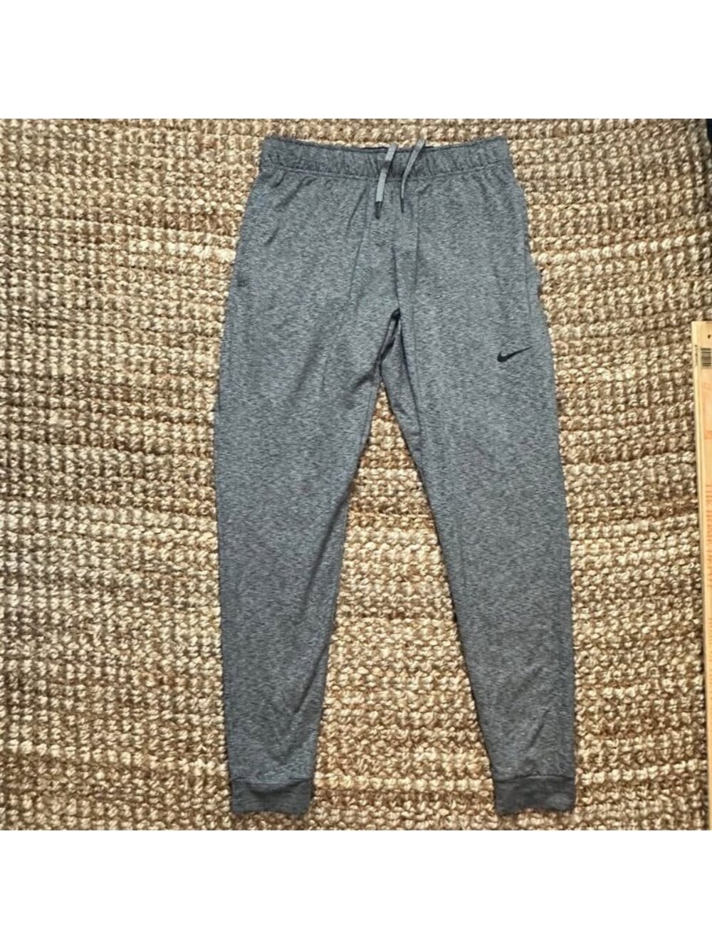 Nike Mens Yoga Dri-FIT Athletic Training Pants Gray Medium DB4204-010